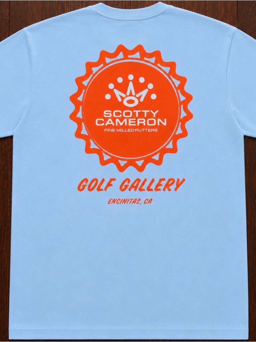 Scotty Cameron Gallery SC Cap Circle T Tee shirt  Light Blue NWT  size  XL Golf